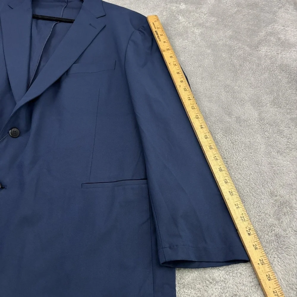 NWT Sene Blazer Jacket Mens 54 Blue FlexTech Single Breasted Business Formal